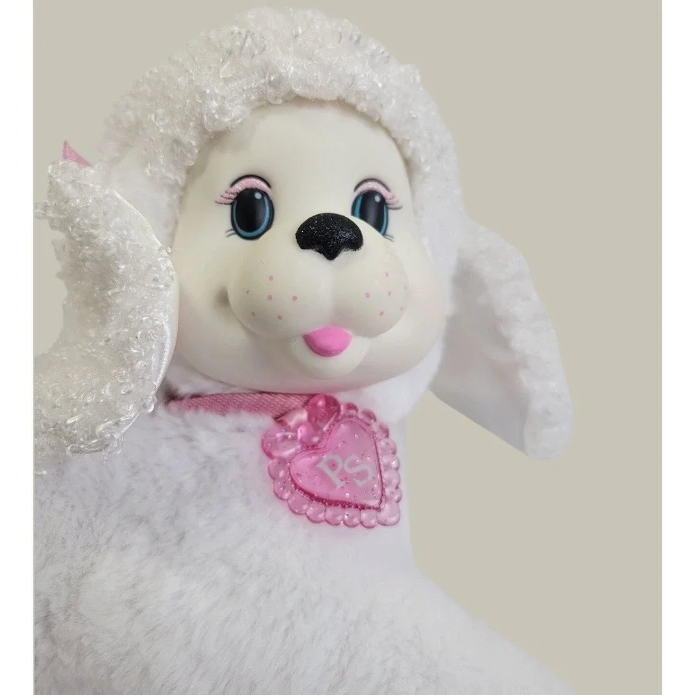 Puppy Surprise Poodle Plush Toy 2017 no babies Stuffed Animal Dog White Pink 12